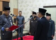 Sekda Tantawi Lantik 6 Pejabat Baru Pemkab Inhil