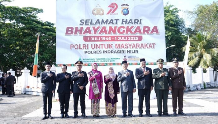 Rayakan HUT ke-79 Bhayangkara, Bupati Inhil Apresiasi Kontribusi Polres dalam Kamtibmas dan Pelayanan Publik