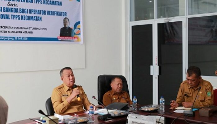 Meranti Serius Perangi Stunting, Wabup Muzamil Minta Camat dan Kades Turun Langsung ke Lapangan