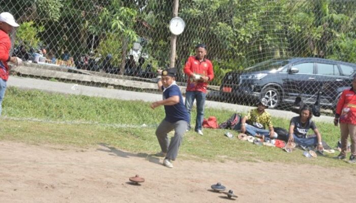 19 Grup Adu Ketangkasan Gasing di Bengkalis, Lomba Permainan Anak Negeri Jadi Simbol Pelestarian Budaya