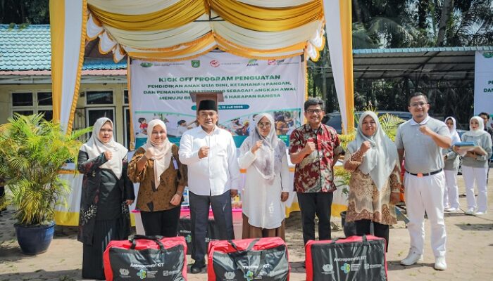 Demi Generasi Emas, Dumai Resmi Mulai Program PAUD, Ketahanan Pangan, dan Penanganan Stunting