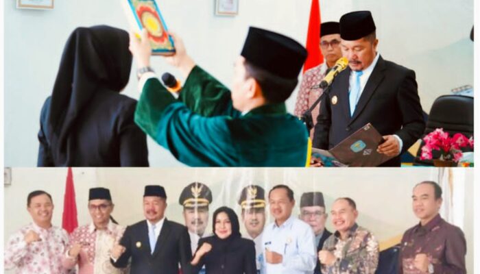 Perkuat Pengawasan Perumda Tirta Sakti, Bupati Monadi Lantik Maya Novefry Handayani