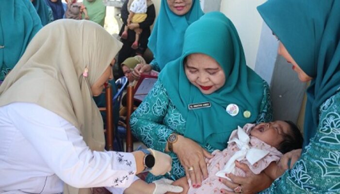 TP PKK Meranti Gelar Imunisasi Kejar Serentak, Intervensi Zero Dose untuk Anak Sehat