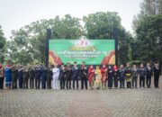 Diguyur Hujan, Upacara Hari Bhayangkara ke-79 di Dumai Tetap Khidmat Dipimpin Kapolres Hardi Dinata