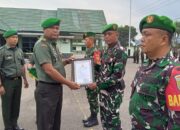 Dandim 0417/Kerinci Pimpin Upacara 17-an dan Serahkan Penghargaan Babinsa Teladan