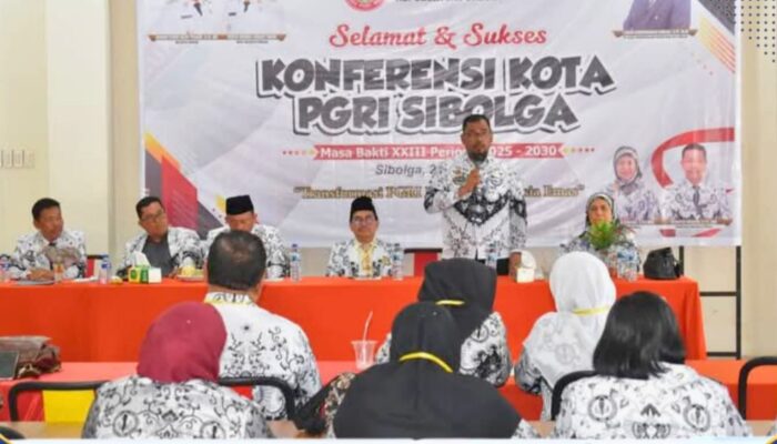 Pemko Sibolga Resmi Membuka Konferensi PGRI Kota Sibolga XXIII Tahun 2025 : Perkuat Peran Guru untuk Wujudkan Indonesia Emas