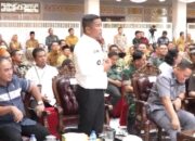 Kunjungan Menteri Pertanian, Bupati Pelalawan H. Zukri Paparkan Potensi Pertanian Pulau Mendol