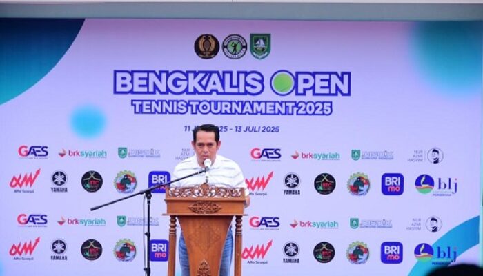 Resmi Dibuka, Bengkalis Open Tennis Beginner Targetkan Lahirkan Atlet Tenis Berprestasi
