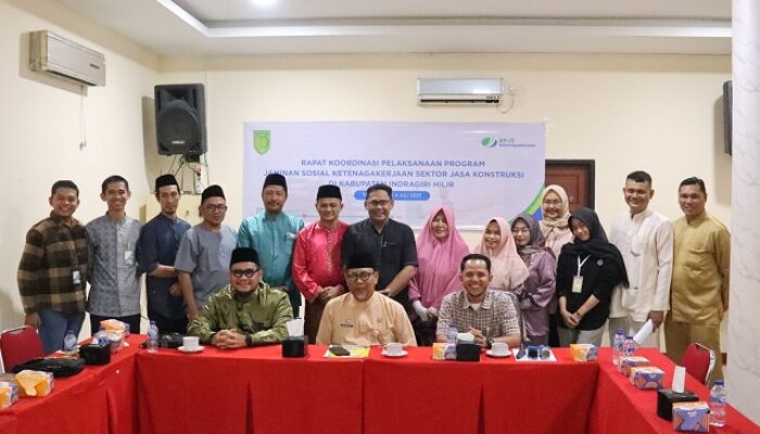 Pemkab Inhil Dorong Pengusaha Jasa Konstruksi Lindungi Karyawan dengan BPJS Ketenagakerjaan