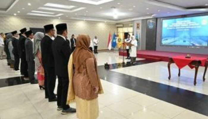 UNRI Perkuat Struktur Organisasi, 11 Pejabat Dilantik di Bawah OTK Baru Demi Kemajuan Kampus