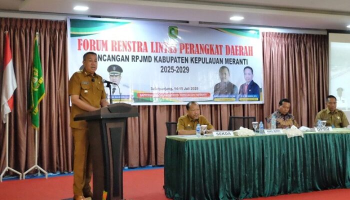 Optimalisasi RPJMD 2025-2029, Pemkab Kepulauan Meranti Gelar Forum Renstra Lintas Perangkat Daerah