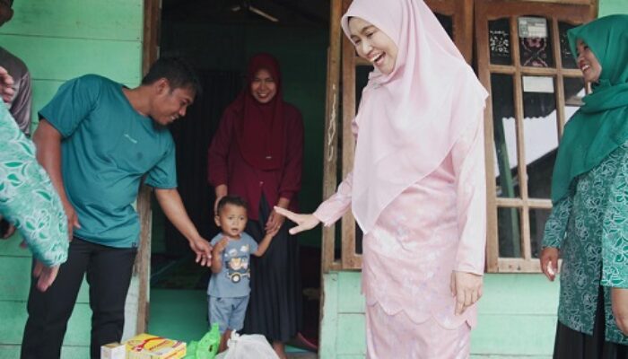 Turun Langsung ke Pelosok, Henny Sasmita Wahid Awasi Gizi Balita di Rokan Hulu