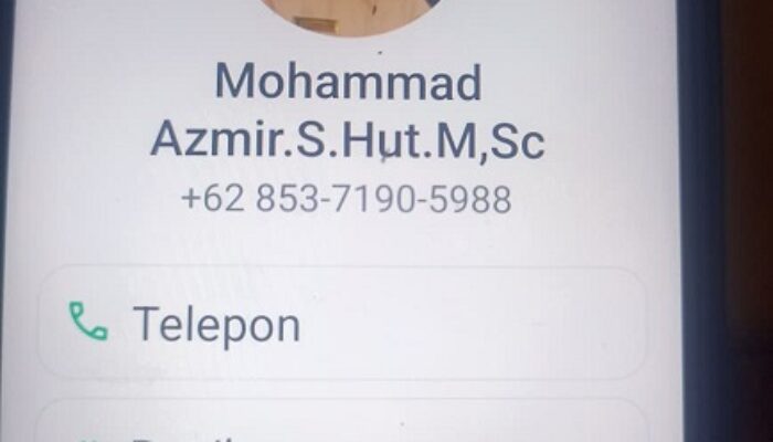 Waspada! Nama Kadis Perkebunan Bengkalis Dicatut untuk Penipuan Online