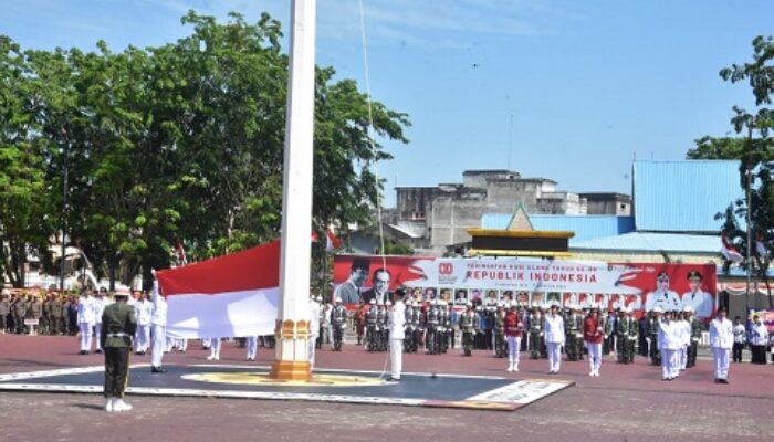 Paskibraka Bengkalis Sukses Kibarkan Sang Saka Merah Putih di HUT RI ke-80