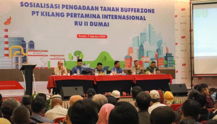 Sosialisasi Pengadaan Tanah Buffer Zone di Dumai, Pemko dan Pertamina Sinergi Tingkatkan Keamanan Perusahaan