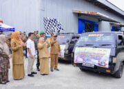 Bantu Warganya, Bupati Kasmarni Lepas Penyaluran 489 Ton Beras Cadangan Pangan Pemerintah
