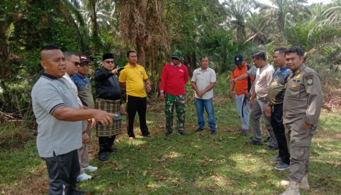 Cek Kesiapan HUT ke-80 RI, Camat XIII Koto Kampar Tinjau Desa Ranah Sungkai