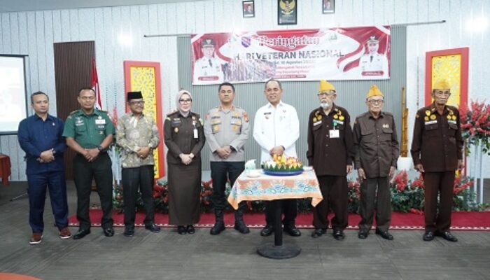 Herman Ajak Generasi Muda Teladani Nilai Perjuangan, Peringati Hari Veteran Nasional di Inhil