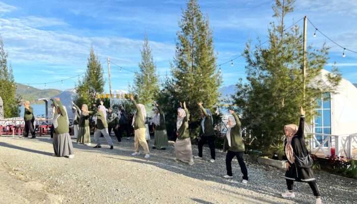 Senam Pagi Jadi Agenda Rutin, DPC PP-PAUD Kampar Perkuat Kebersamaan dan Kesehatan Anggota