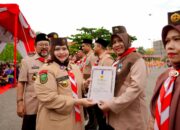 21 Tokoh Pramuka Bengkalis Raih Lencana Pancawarsa, Bupati Kasmarni Apresiasi Pengabdian Mereka