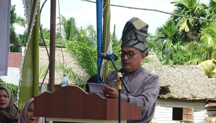 Pererat Silaturahmi, Plt. Asisten I Setda Inhil Resmikan Pembukaan MTQ Kecamatan Gaung Anak Serka
