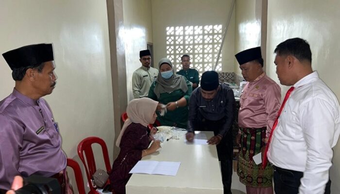 Berantas Narkoba di Lingkungan Kerja, Pemkab Meranti Gelar Tes Urine Massal Bagi ASN dan Honorer