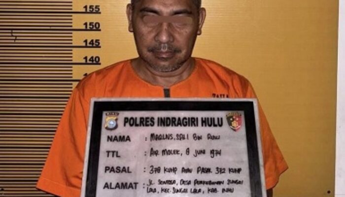 Gegara Ini Mantan Anggota DPRD Inhu Ditangkap Polisi