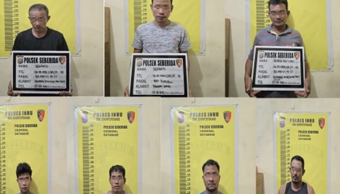 Jajaran Polsek Seberida Ringkus Komplotan Pencuri Sapi, Anak Kandung Pemilik Ikut Terlibat