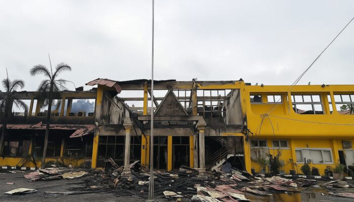 Nasib Kantor Disnaker Provinsi Riau Pasca Kebakaran, Boby Rachmad: Belum Ada Pembangunan Baru