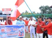 Wabup Rohul Buka Pawai Sehat & Tanam 1.000 Pohon Warnai HUT RI-80 di Kepenuhan Hulu