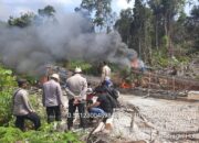 Polres Inhu Ikuti Jejak Polda Riau Berantas PETI Ilegal di Wilayah Hukumnya