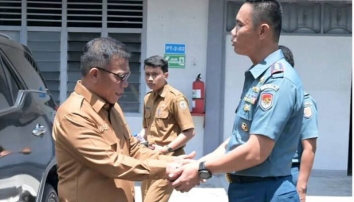 Bupati Tapanuli Tengah Kunjungan Silaturrahmi Ke Lanal Sibolga