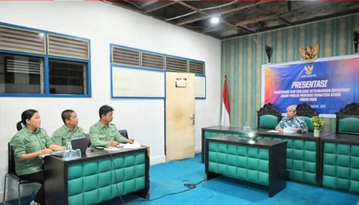 Diskominfo Tapanuli Tengah Ikuti Monev Di Komisi Informasi Provinsi Sumatera Utara