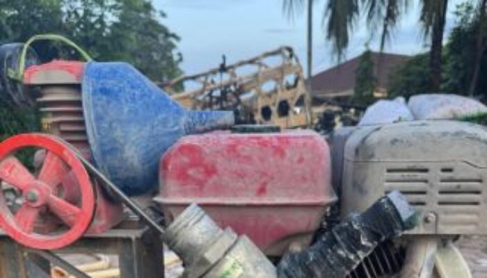 Operasi PETI Kuantan 2025 Berhasil, Polisi Tangkap Tiga Pelaku dan Sita Mesin Diesel