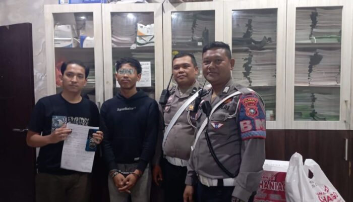 Tak Pakai Helm dan Buang Ekstasi, Pengendara KLX Ditangkap Polisi di Pekanbaru