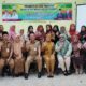 Kepala DPPPA Kabupaten Bengkalis Emilda Susanti dan peserta Pelatihan Eco Printing berfoto bersama usai kegiatan.