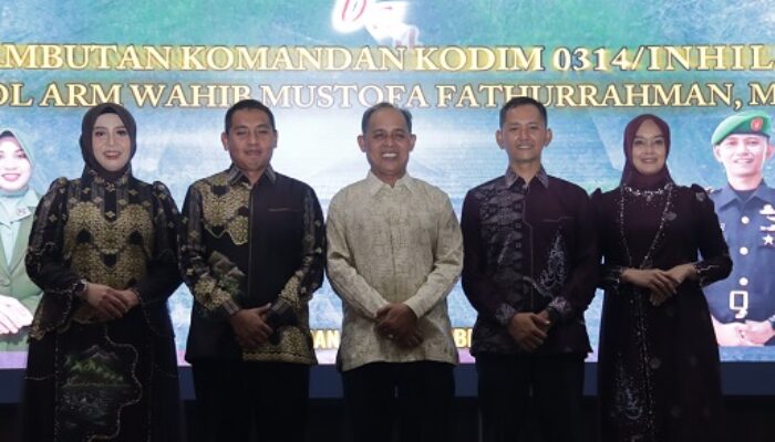 Bupati Herman Sambut Dandim Baru, Ajak Sinergi Lanjutkan Pembangunan Indragiri Hilir