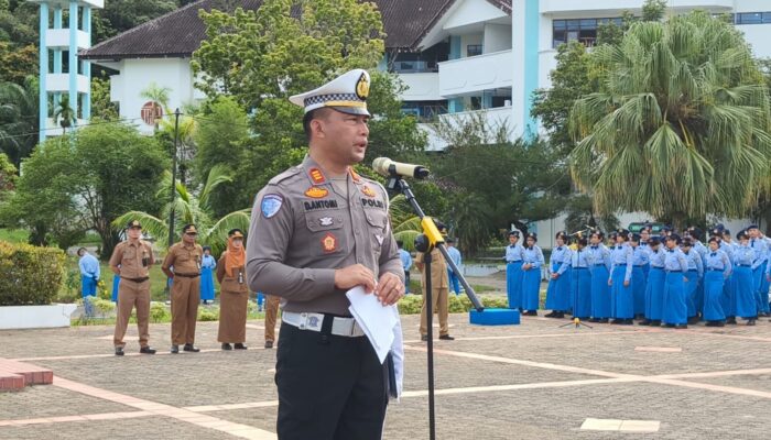 Satlantas Tapteng Gelar “Polantas Go To School” Edukasi Keselamatan Berkendaraan