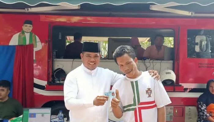 Disdukcapil Pelalawan Jemput Bola Sampai Desa, Wujudkan Program Kerja Bupati Menuju Pelalawan Menawan