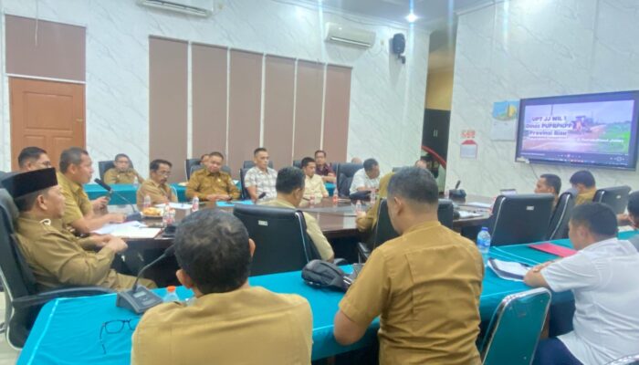 Pemkab Pelalawan Gelar Rapat Fasilitasi Perbaikan Jalan Lintas Bono dengan Kontribusi CSR Perusahaan