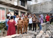Wali Kota dan Wakil Wali Kota Sibolga Tinjau Lokasi Kebakaran di Kelurahan Aek Parambunan