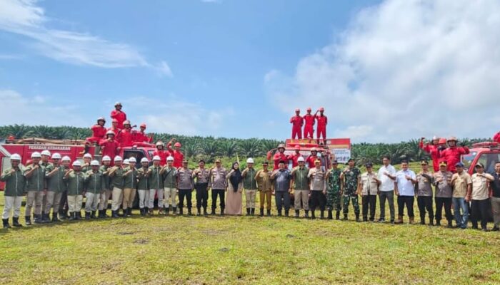 Kapolres Inhu Apresiasi Simulasi Karhutla PT Tunggal Perkasa Plantations : Ini Bisa Jadi Contoh