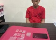 Polres Rohul Tangkap Bandar Narkoba di Rambah Hilir, 29 Paket Sabu Diamankan