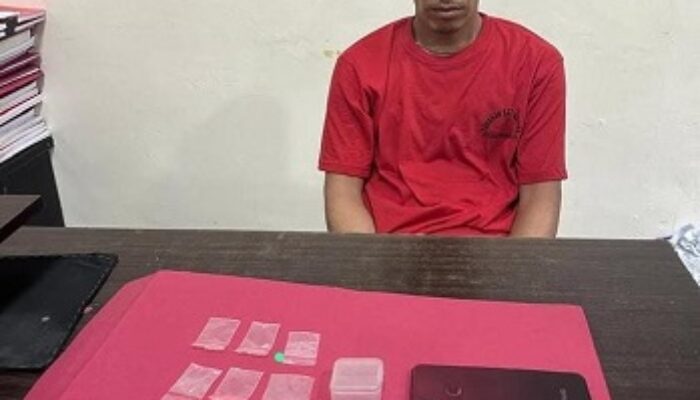 Polres Rohul Tangkap Bandar Narkoba di Rambah Hilir, 29 Paket Sabu Diamankan