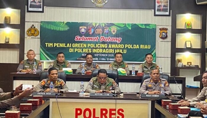 Ini Tujuannya Tim Penilai Green Policing Polda Riau Turun ke Polres Inhu
