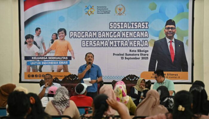 Wujudkan Keluarga Berkualitas, Pemko Sibolga Dukung Sosialisasi Program Bangga Kencana