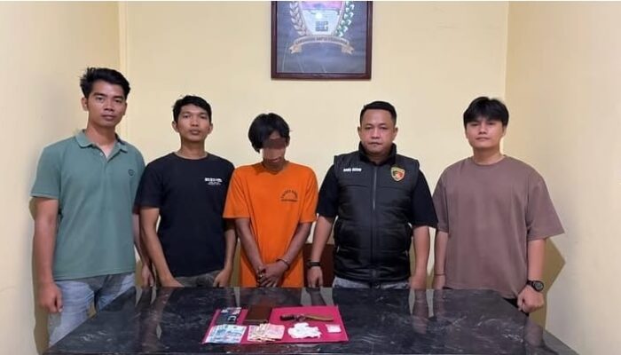 Polsek Kepenuhan Tangkap Kurir Sabu 11,92 Gram di Rokan Hulu