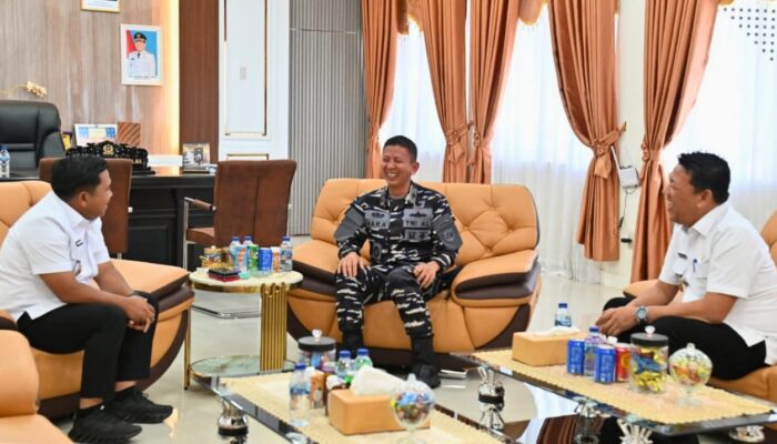 Wali Kota dan Wakil Wali Kota Sibolga Terima Kunjungan Silaturahmi Danlanal Sibolga