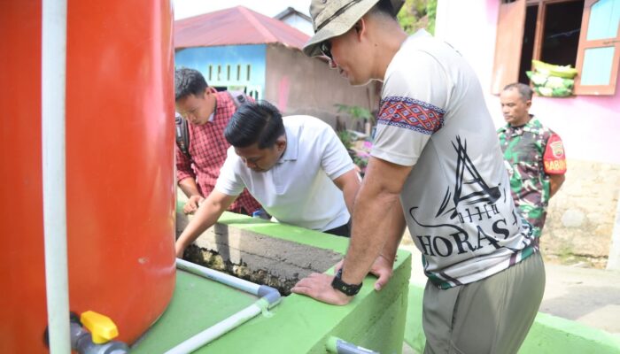 Wali Kota Sibolga dan Dandim 0211/TT Tinjau Pembangunan Bak Air dan Pompanisasi di Perbukitan Beo