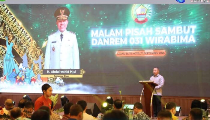 Pisah Sambut Danrem 031/WB, Bupati Anton Apresiasi Brigjen TNI Sugiyono